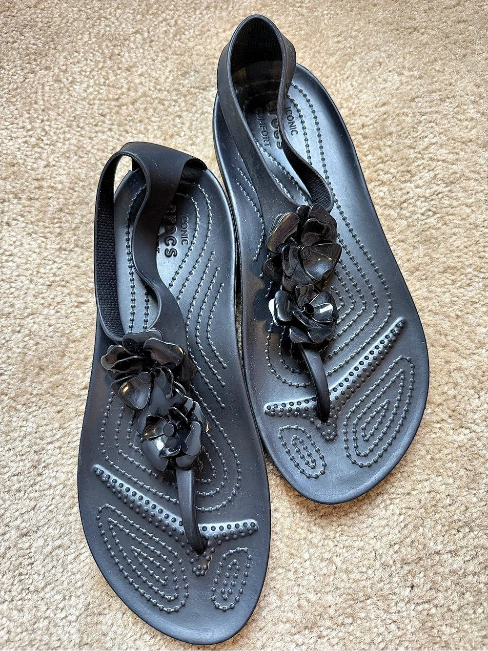 Crocs Cleo Women's Black Sandals